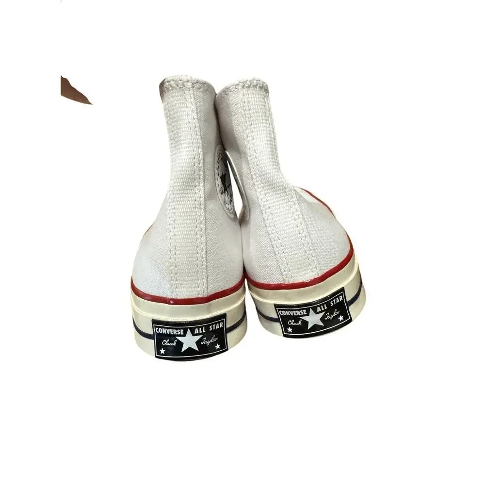 Converse Unisex Chuck 70  Canvas High Top Shoes White Women 9.5 Men 7.5 162056C